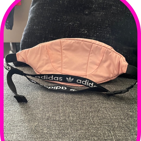 Adidas Pastel Pink Waist Bag. - Picture 3 of 3